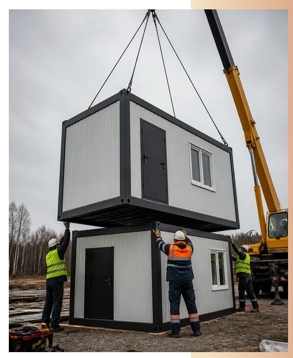 Монтаж модульных зданий в Великом Новгороде по цене от 15345 р. | БытовкаПрофи-Влк